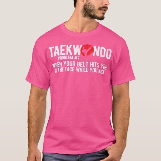 Koreaanse vechtsporten Taekwondo T-shirt (Voorkant)