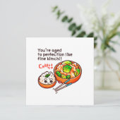 Koreaanse verjaardag kaart (Staand voorkant)