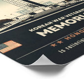 Koreaanse veteranen Memorial Poster (Hoek)
