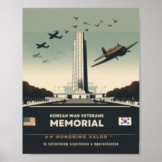 Koreaanse veteranen Memorial Poster