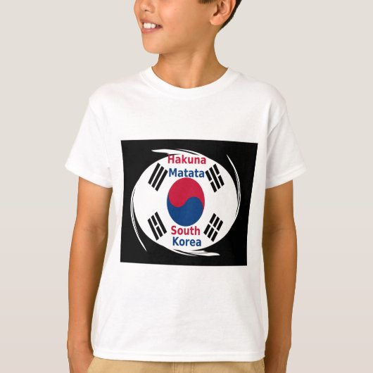 Koreaanse vibes: een boodschap van vrede t-shirt (Voorkant)