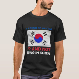 Koreaanse vlag Aziatische Korea T-shirt