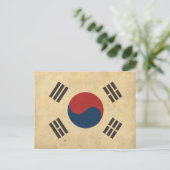  Koreaanse vlag Briefkaart (Staand voorkant)