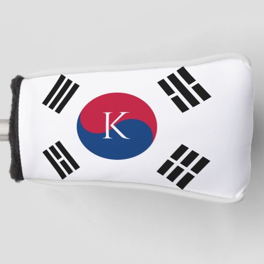 Koreaanse vlag van Zuid-Korea, aangepast golfkopde Golfheadcover (Voorkant)