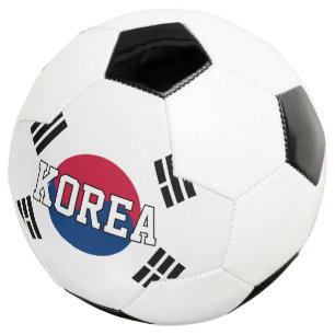 Koreaanse vlag voetbal voor teamfans en spelers