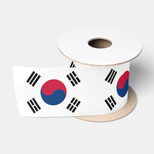 Koreaanse vlaglint, patriottisch Zuid-Korea Satijnen Lint