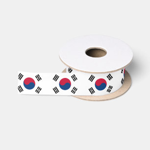Koreaanse vlaglint, Zuid-Korea reizen /sport Satijnen Lint