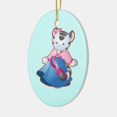 Koreaanse witte tijger keramisch ornament (Links)