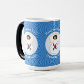 Koreaanse (Zuid) Angel Chanoeka Vlag gepersonalise Magische Mok (Voorkant links)