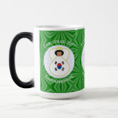 Koreaanse (Zuid) Engel Kerstvlag Gepersonaliseerd Magische Mok (Links)