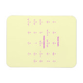 KOREAN ALPHABET LETTERS SYMBOLTAAL MAGNEET (Horizontaal)