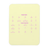 KOREAN ALPHABET LETTERS SYMBOLTAAL MAGNEET (Verticaal)