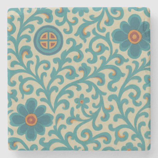 Korean Dancheong Pattern Onderzetter | door Hanok  (Voorkant)