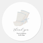 Korean Doljanchi dank u sticker (Voorkant)