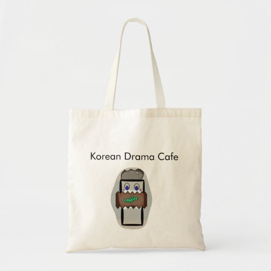 Korean Drama Cafe Tote Bag (Voorkant)