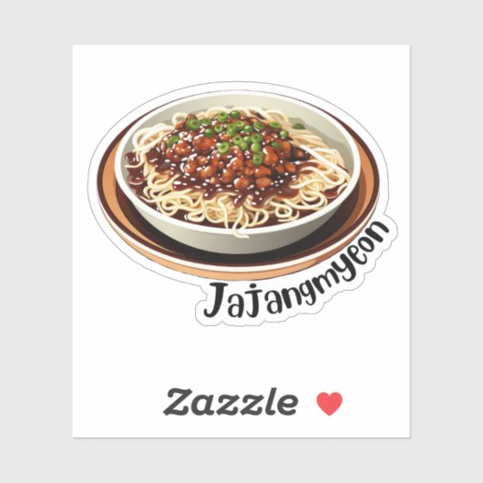 Korean Jajangmyeon Sticker (Vel)