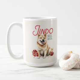 Korean Jindo Dog Pun Christmas Coffee Mok