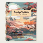 Korean Landscape Planner in roze, Sinaasappel en B (Voorkant)