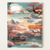 Korean Landscape Planner in roze, Sinaasappel en B (Achterkant)