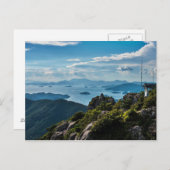 Korean Mountain Uitzicht Briefkaart (Voorkant / Achterkant)