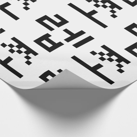 Korean Newb 쪼 렙 Jjoleb | Hangul Language Cadeaupapier (Hoek)