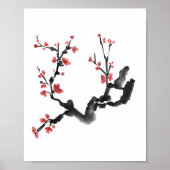 Korean Plum Blossom Ink Painting Poster (Voorkant)