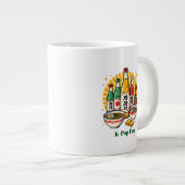 Korean Pop Culture Chest Print Espresso Cup Grote Koffiekop (Voorkant rechts)