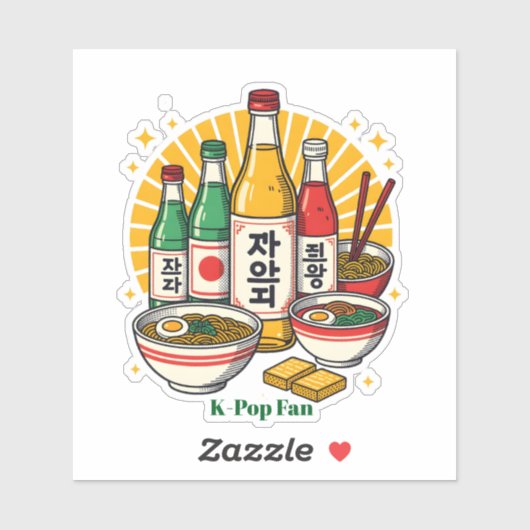 Korean Pop Culture Chest Print Printed Backpack Du Sticker (Vel)