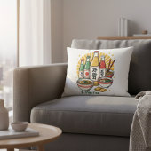 Korean Pop Culture Chest Print Printed Backpack Du Vierkante Sticker