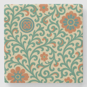 Korean Style Pattern Onderzetter Hanok-geïnspire
