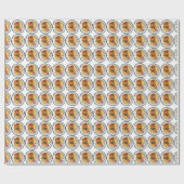 Korean Sushi Gimbap Kimbap Pattern Cadeaupapier (Vlak)