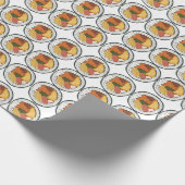 Korean Sushi Gimbap Kimbap Pattern Cadeaupapier (Hoek)