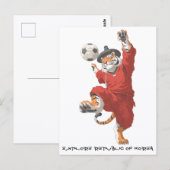 Korean Tiger Striker in Gat Briefkaart (Voorkant / Achterkant)