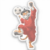 Korean Tiger Striker in Gat Sticker (Voorkant)