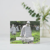 Korean War Veterans Memorial - ansichtkaart Briefkaart (Staand voorkant)