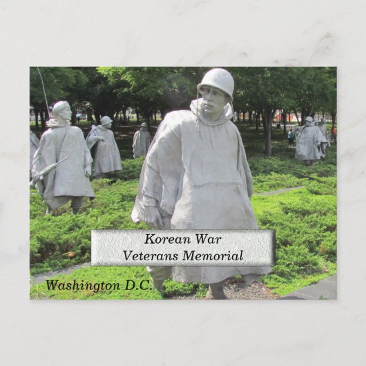 Korean War Veterans Memorial - ansichtkaart Briefkaart (Voorkant)