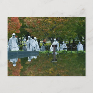 Korean War Veterans Memorial Postcard Briefkaart