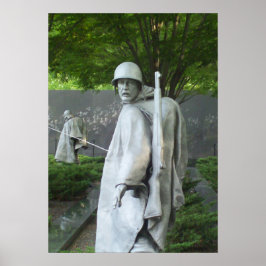 Korean War Veterans Memorial Serie Drie Poster