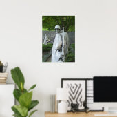 Korean War Veterans Memorial Serie Drie Poster (Thuiskantoor)
