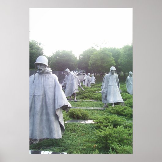 Korean War Veterans Memorial Serie Eén Poster (Voorkant)