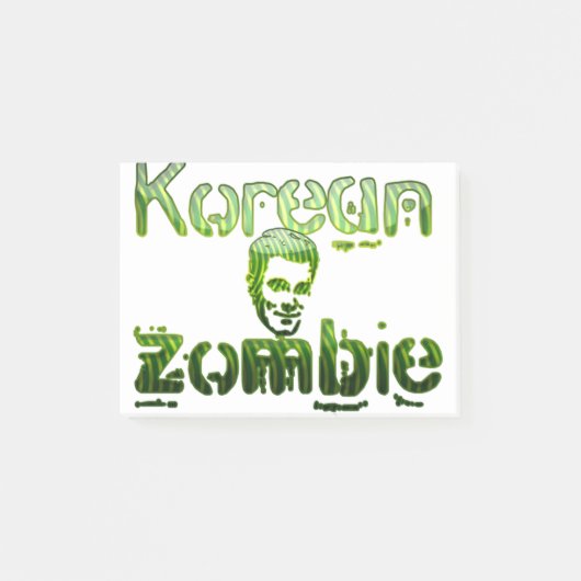 korean , zombie post-it® notes (Voorkant)