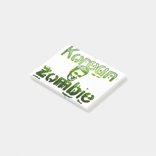 korean , zombie post-it® notes (Schuin)