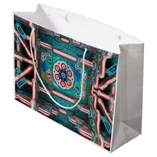 Koreanische traditionelle Malerei Groot Cadeauzakje (Achterkant Gekanteld)