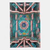 Koreanische traditionelle Malerei Theedoek (Verticaal)