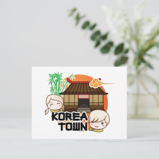 KOREATOWN BRIEFKAART (Staand voorkant)