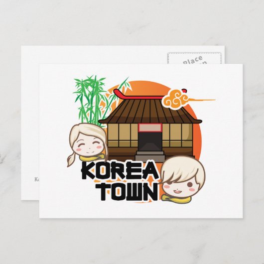 KOREATOWN BRIEFKAART (Voorkant / Achterkant)