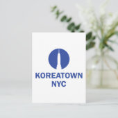 KOREATOWN NYC BRIEFKAART (Staand voorkant)