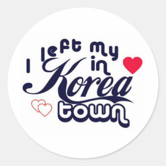 Koreatown Ronde Sticker