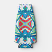 Korenbloem Balanced Harmony Kleuren Abstracte Lijn Flesjeskoeler (Voorkant)