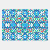 Korenbloem Balanced Harmony Kleuren Abstracte Lijn Inpakpapier Vel (Voorkant 2)